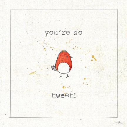 Framed Lil Tweeties I Print