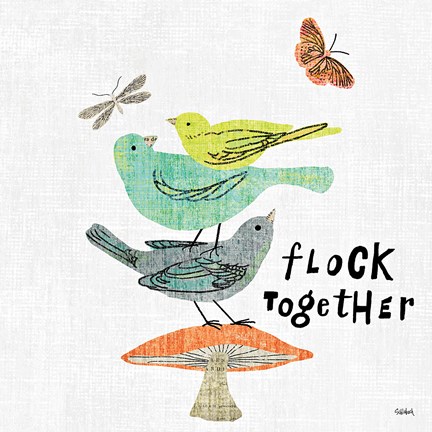 Framed Wild Wings II Print