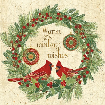 Framed Winter Feathers VIII Print