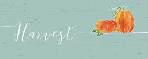 Framed Underlined Fall I Color Print