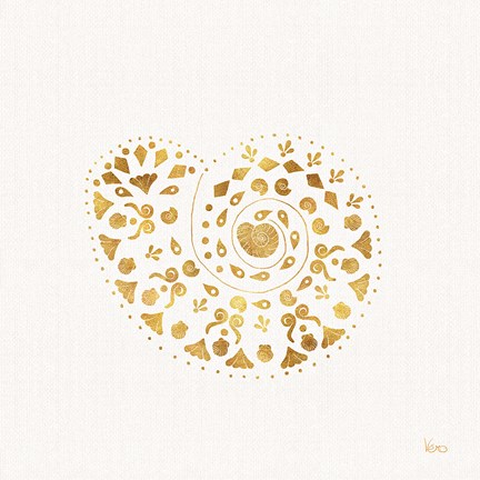 Framed Sea Charms IV no Words Print