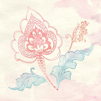 Framed Eastern Boho II Print