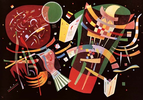 Framed Komposition X c1939 Print