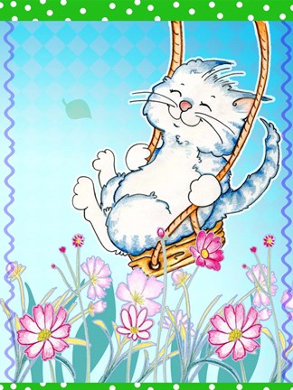 Framed Spring Swing Print