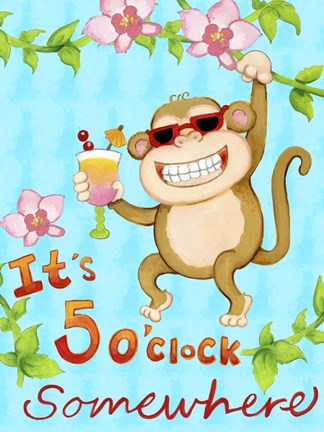 Framed Swinging Vine Print