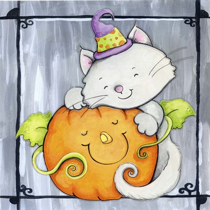 Framed Pumpkin Hugs Print