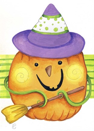 Framed Grab Your Broom Print