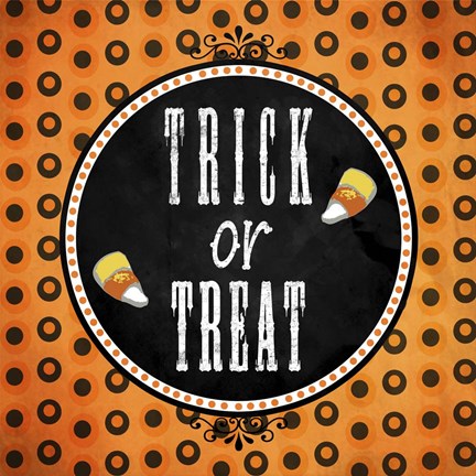 Framed Trick Or Treat Print