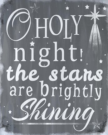 Framed O Holy Night Print