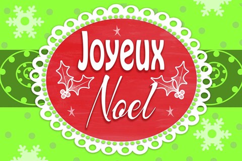 Framed Joyeux Noel Print