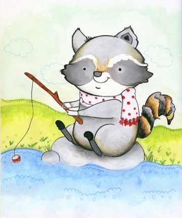 Framed Gone Fishing Print