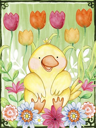 Framed Just Duckie Print