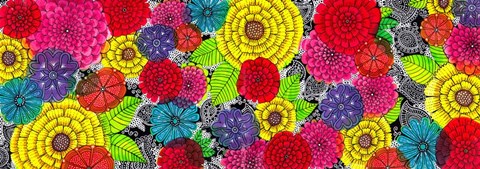 Framed In My Garden Print