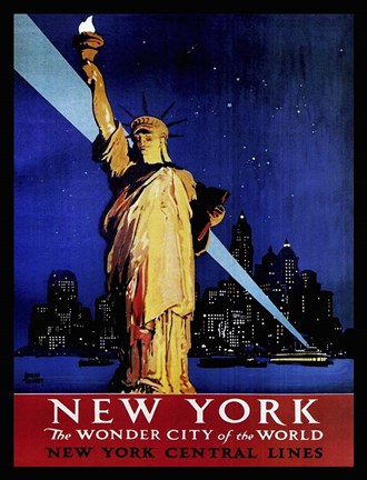 Framed New York Wonder City Print