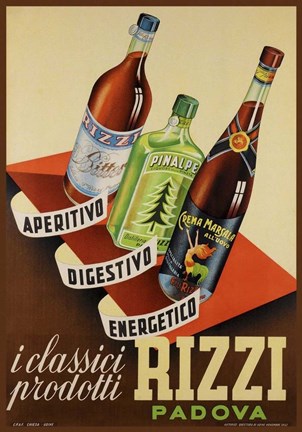 Framed Rizzi Padova Print