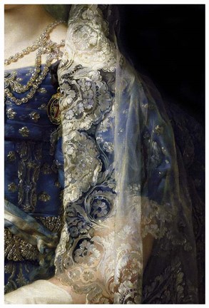 Framed Maria Cristina de Borbon-Dos Sicilias, Reina de Espana, Vicente Lopez y Portana, 1830 Print