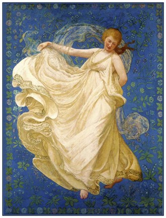 Framed Breeze 1895 Print