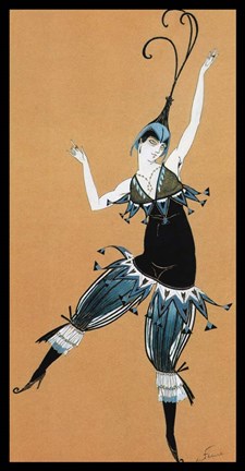 Framed de Feure Deco 2 Print