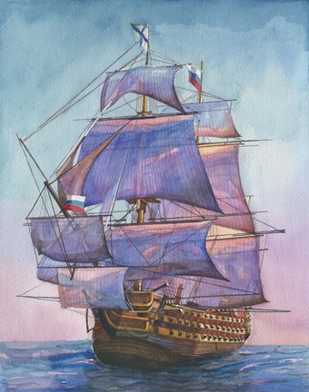 Framed Fair Wind Print