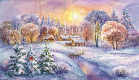 Framed Frosty Morning Print