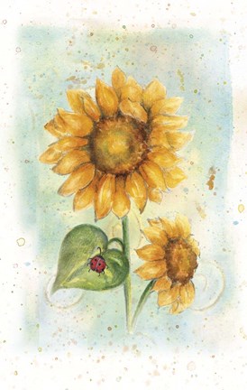 Framed Sunflower Print