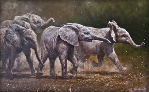 Framed On the Run Print