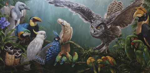 Framed Stirring Print