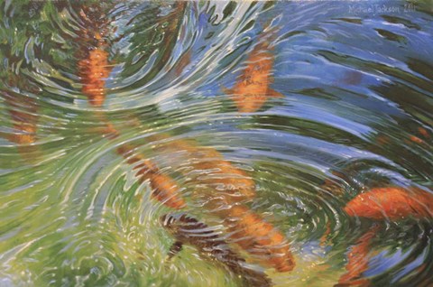 Framed Ripples Print