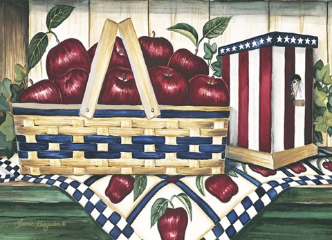 Apple Harvest Fine Art Print by Laurie Korsgaden at FulcrumGallery.com