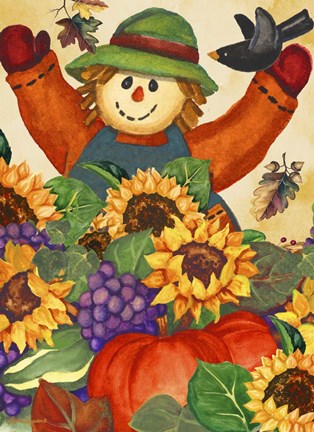 Framed Scarecrow Print