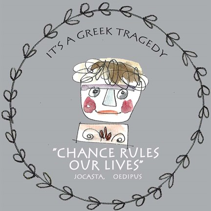Framed Greek Tragedy F Print