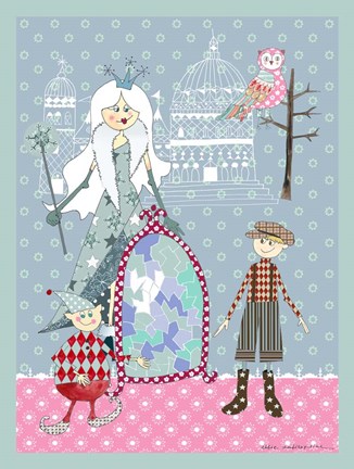 Framed Snow Queen B Print