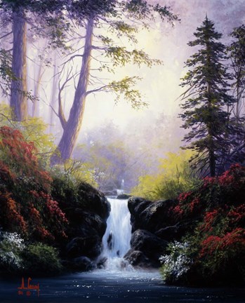 Framed Waterfall Print