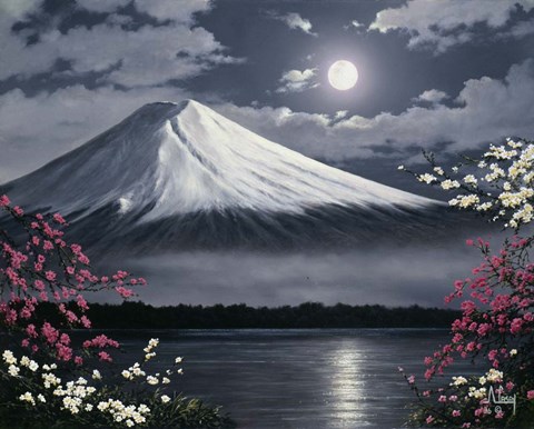 Framed Snow Capped Print