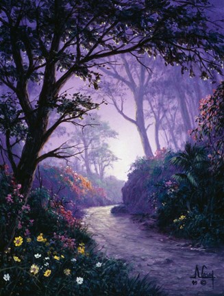 Framed Turn in the Road Print