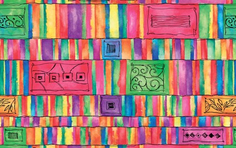 Framed Neon Pink Print