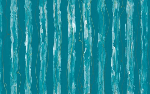 Framed Vertical Stripes Print