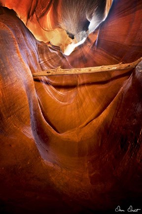 Framed Sun Shining Through Canyon V Print