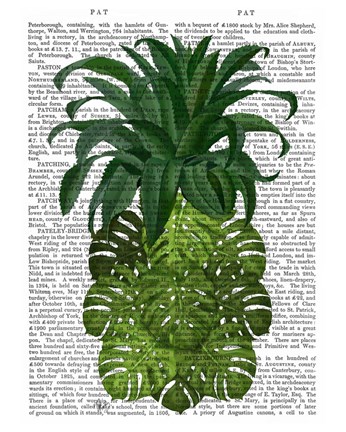 Framed Pineapple, Monstera Leaf Print