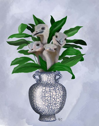 Framed Strange Lillies Print