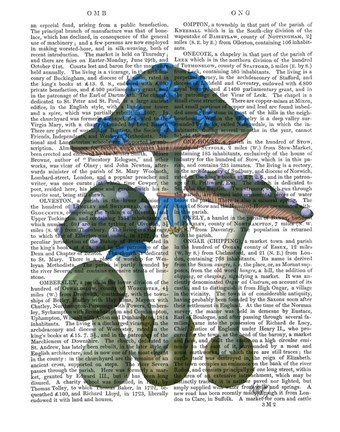 Framed Psychedelic Mushrooms 1 Print