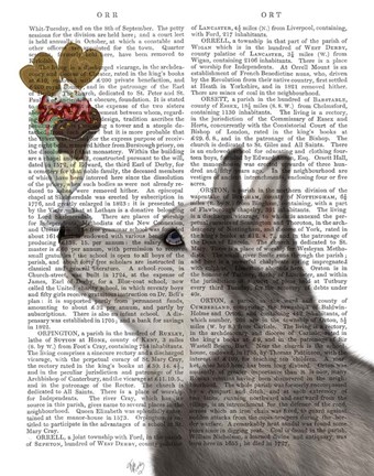 Framed Husky Ice Cream Print