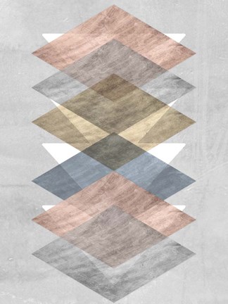 Framed Diamond Allign II Print