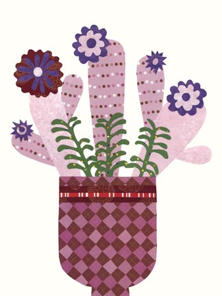 Framed Cheerful Succulent III Print