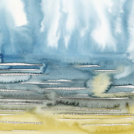 Framed Rising Vapors II Print