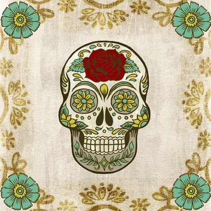 Framed Day of the Dead III Print