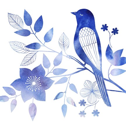 Framed Avian Twilight I Print