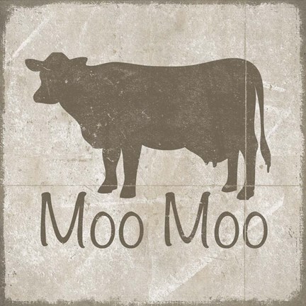 Framed Simply Farm II Print