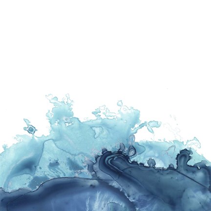 Framed Splash Wave III Print