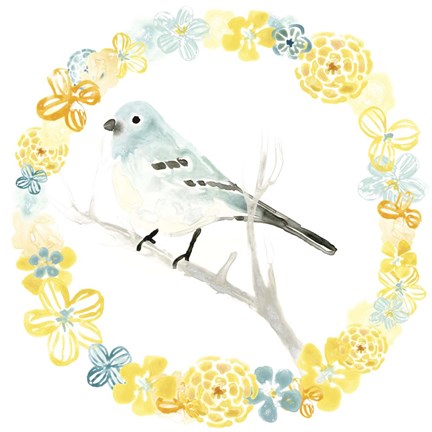 Framed Solo Songbird III Print